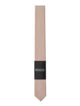 Boys stone beige skinny tie