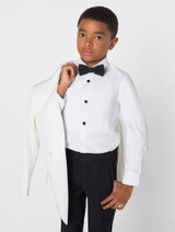 Boys ivory prom suit