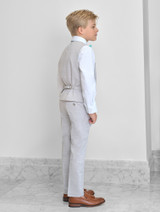 Boy grey suit