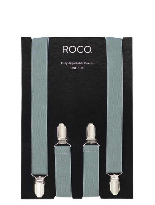Boys dusty sage adjustable braces