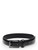 Boys black leather belt