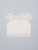 Girls white lace top - back