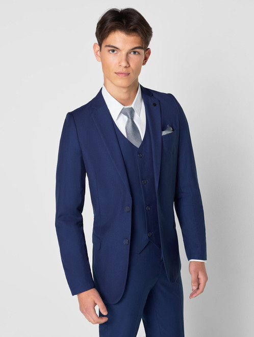 Teen boys navy suit
