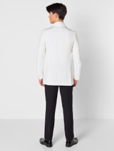Double breasted boys ivory tuxedo