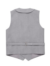 Boys grey double breasted waistcoat