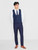Navy check page boy suit
