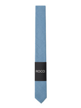 Boys full length skinny blue tie
