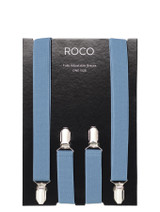 Boys dusky blue adjustable braces