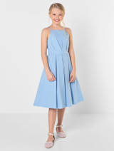 Girls blue party dress