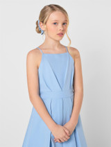 Girls blue party dress