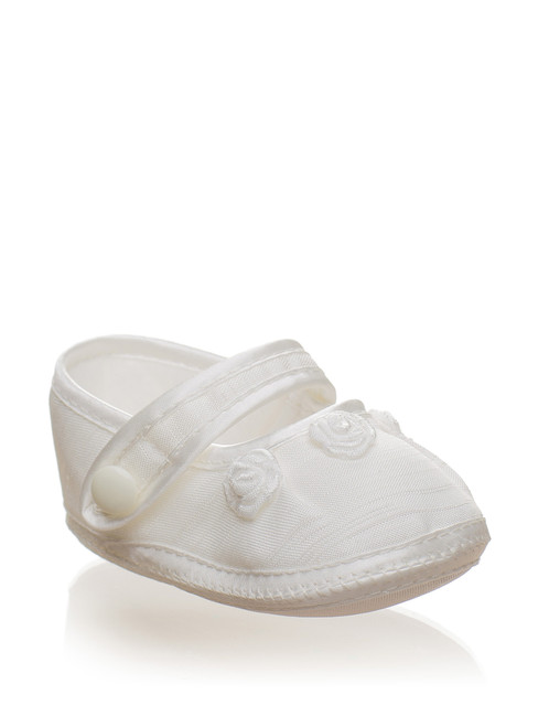 Baby Girls Ivory Christening Shoes