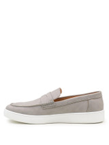 Boys grey slip on loafers - Braden