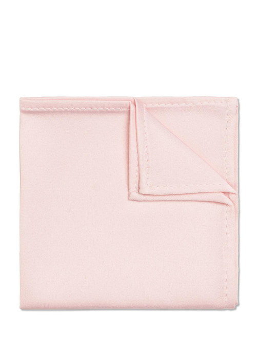 Boys blush pink pocket square