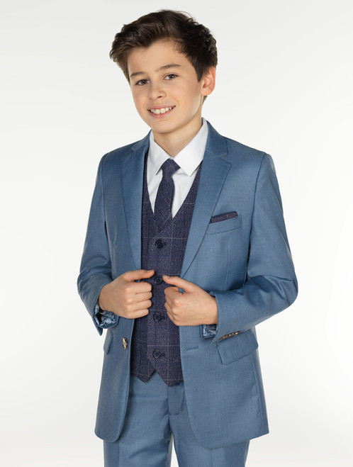 boys chambray suits