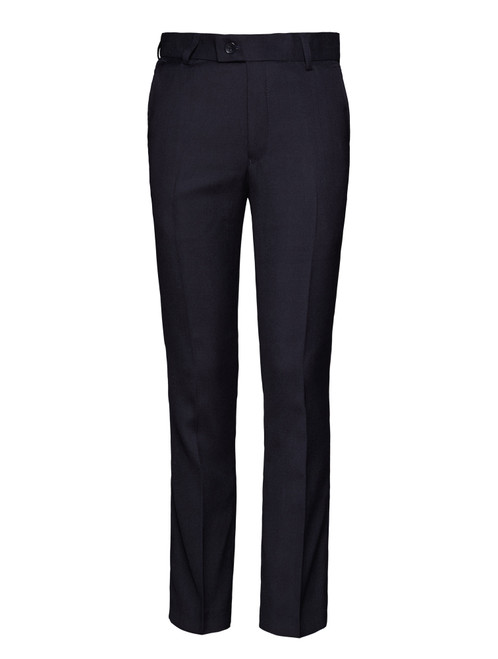 boys navy slim fit trousers