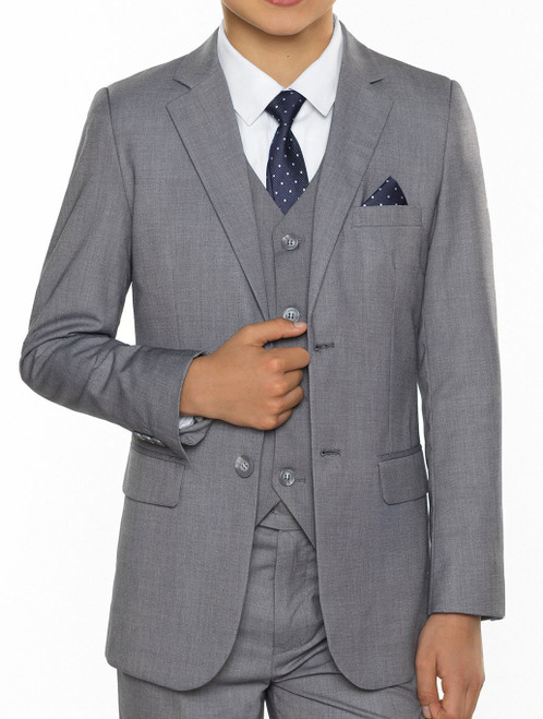 Boys dove grey suit jacket - Philip