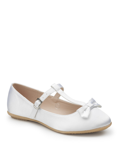 girls ivory flower girl shoes