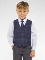 navy page boy outfit