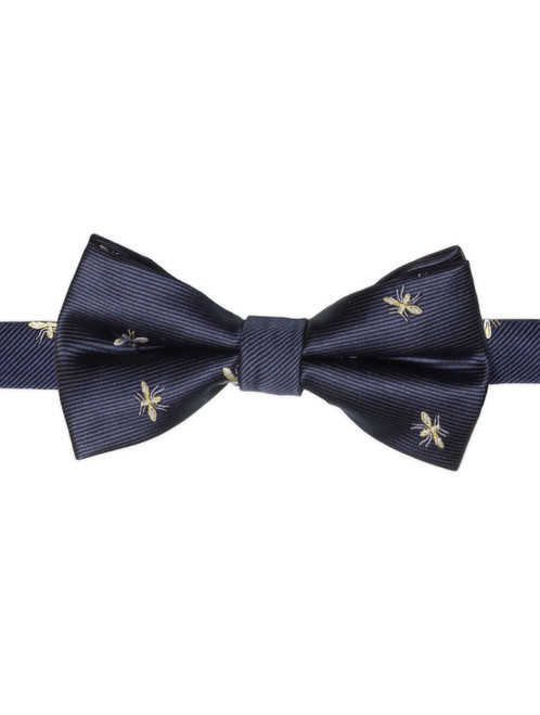 boys navy bug dickie bow