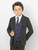 boys navy tweed suit