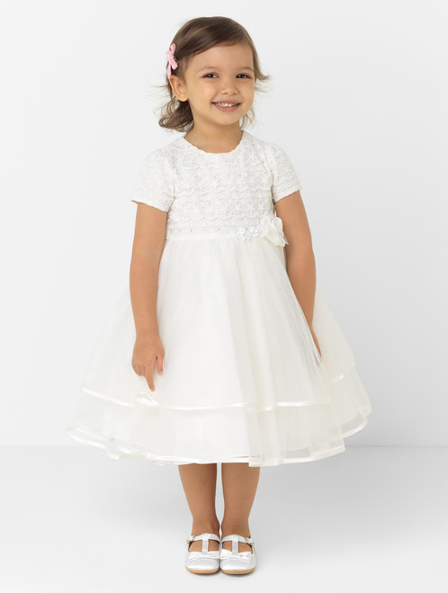 girls ivory dress