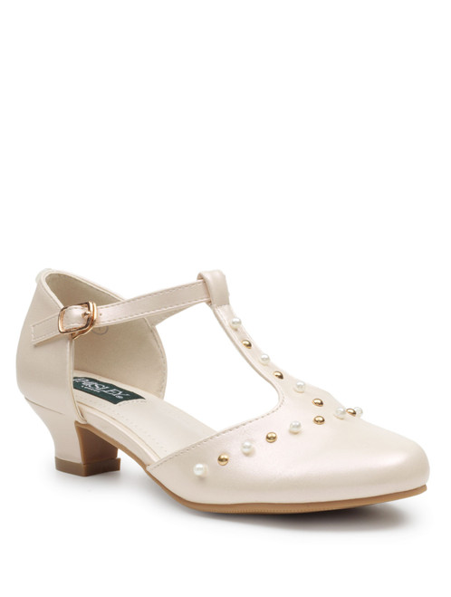 Paisley of London Girls Pink Prom Shoes