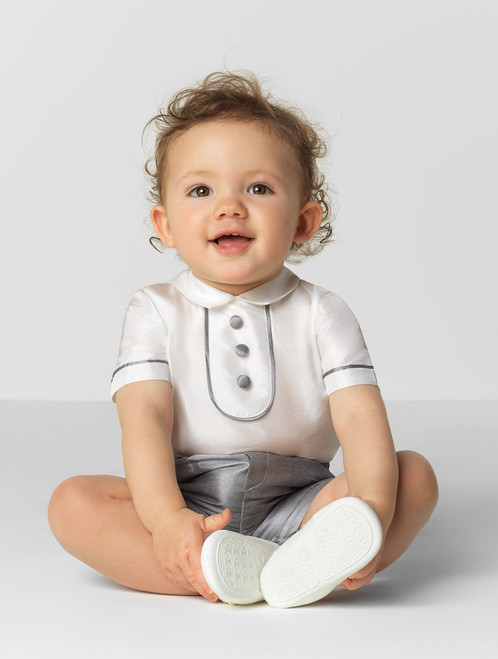 baby ivory romper