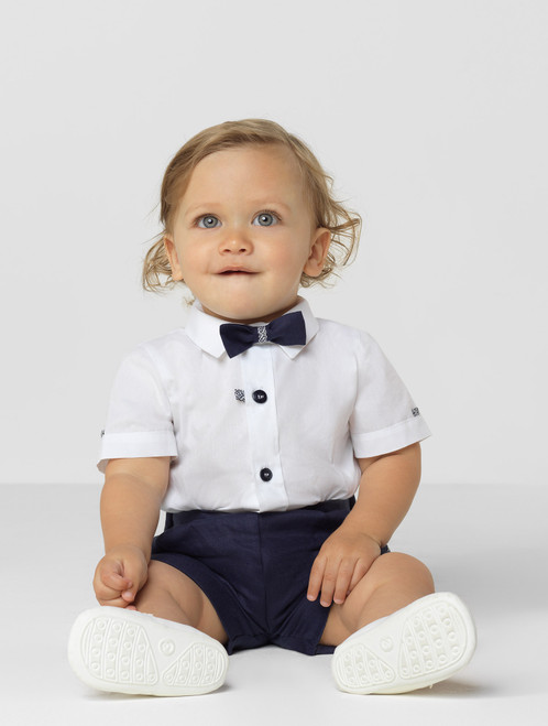 boys white wedding outfit