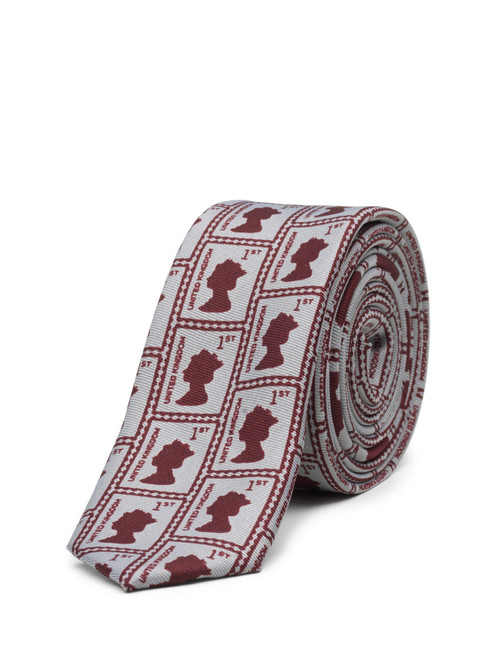 Boys royal stamp print tie