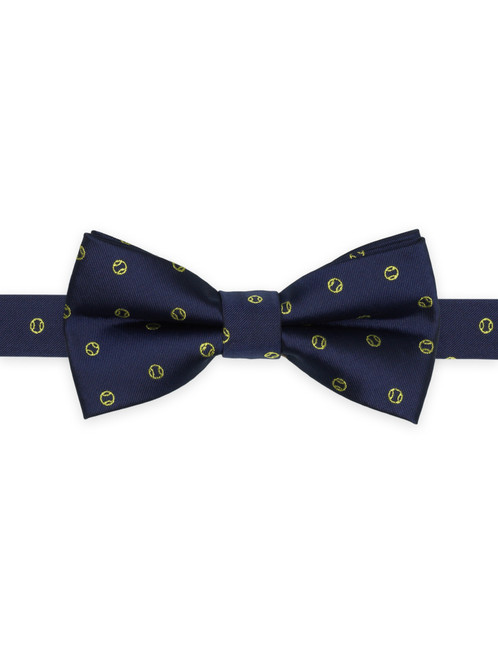 Boys Wimbledon tennis ball print bow tie