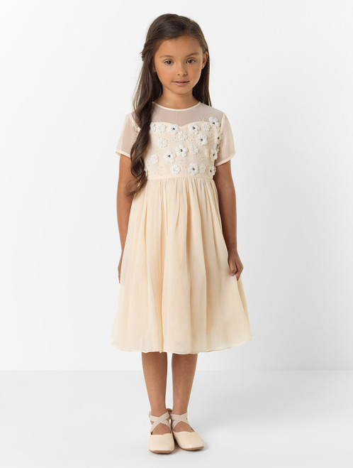 Girls blush eloquence dress