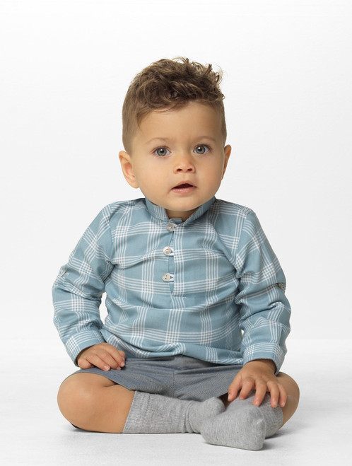 Baby boys green outfit