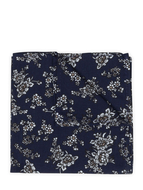 boys blue floral hanky