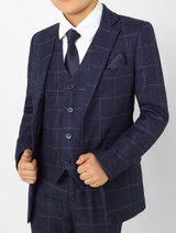 Boys navy suit jacket - Conor