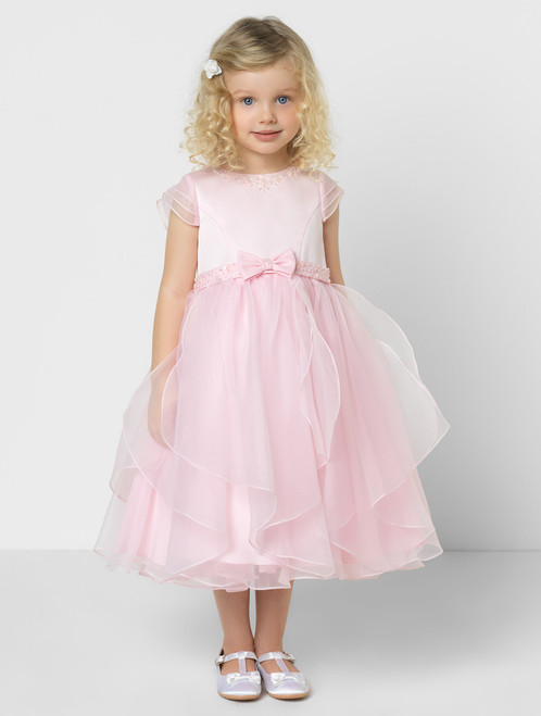 Girls pink Sarah Louise dress - Lainey