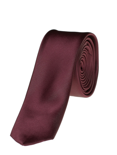Skinny Tie Burgundy