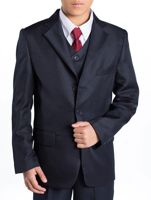 Boys navy suit jacket - Archie