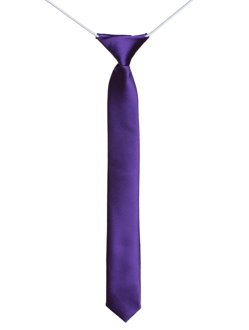 Boys purple skinny tie