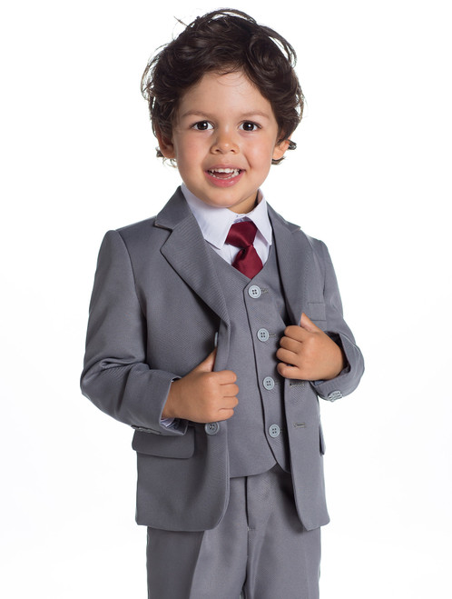 Baby boys grey suit