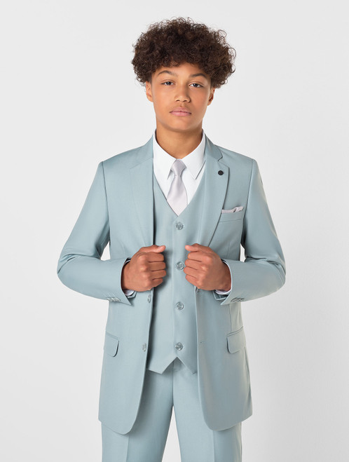 Teen boys dusky sage suit