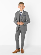 boys grey page boy suit