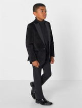 Black velvet jacket