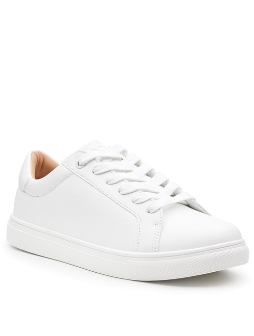 Boys white trainer