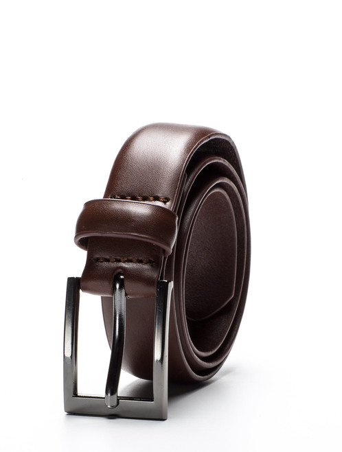 Boys brown leather belt