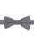 Boys black banded bow tie and hanky set - Gingham