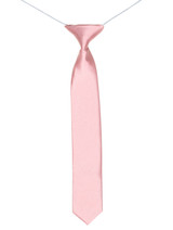 Boys dusky pink elasticated tie and hanky set