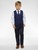 Boys check waistcoat and navy trouser set - Oliver