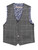 grey check waistcoat