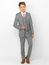 dove grey suit