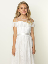 kids ivory dress